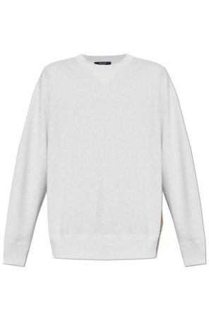 White Sweatshirt with logo patch Stone Island - Vitkac AS
